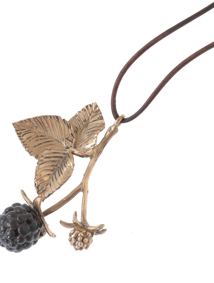 【RENARD BIJOUX/ルナール ビジュー】ネックレス/MULBERRY 詳細画像 ダークブルー 2