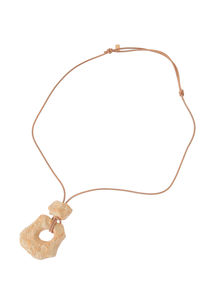 【RENARD BIJOUX/ルナール ビジュー】ネックレス/2 HOLEY STONES 詳細画像 テラコッタ 1