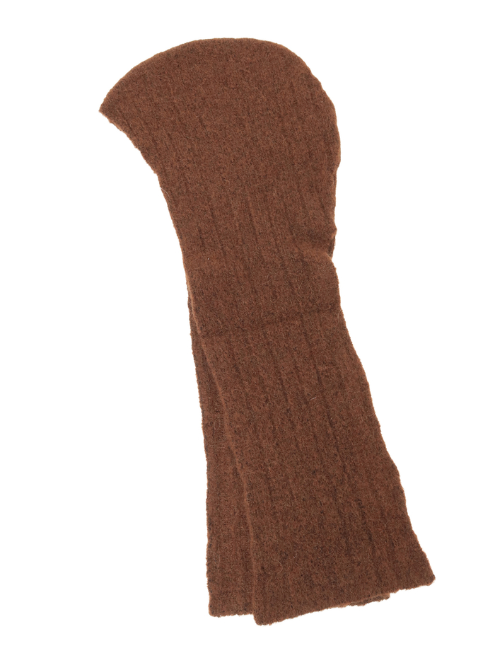 【RUS/ルース】ニット帽/MIMI Hood 詳細画像 ダークブラウン 1