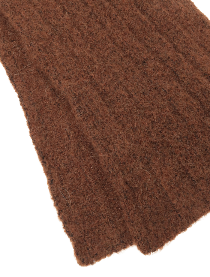 【RUS/ルース】ニット帽/MIMI Hood 詳細画像 ダークブラウン 3