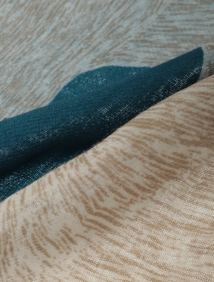 【INOUI EDITIONS/イヌイエディション】ストール/TOUTOU 詳細画像 ブルー 5