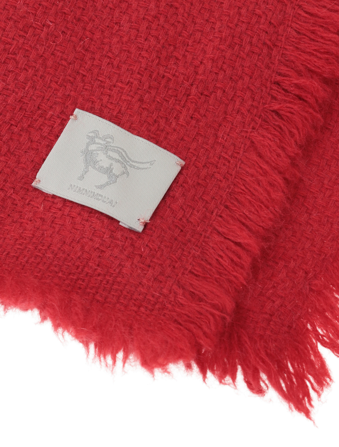 【NIMNIMDUAI/ニムニムデュアイ】ストール/PASHMINA WOOL PLAIN THICK 詳細画像 レッド 4