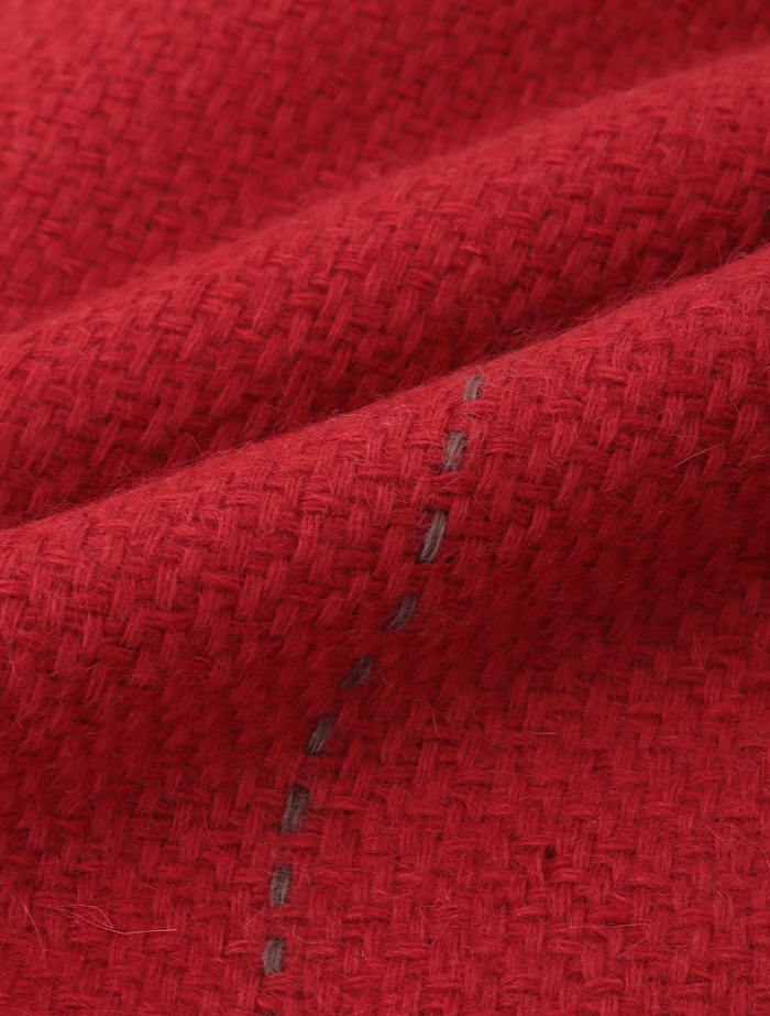 【NIMNIMDUAI/ニムニムデュアイ】ストール/PASHMINA WOOL PLAIN THICK 詳細画像 レッド 6
