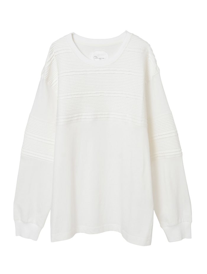 【Pheeta/フィータ】ロングスリーブＴシャツ/Pearl 詳細画像 ホワイト 1