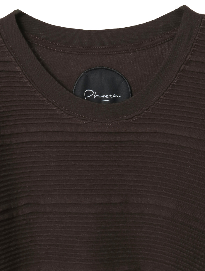【Pheeta/フィータ】ロングスリーブＴシャツ/Pearl 詳細画像 ブラウン 3