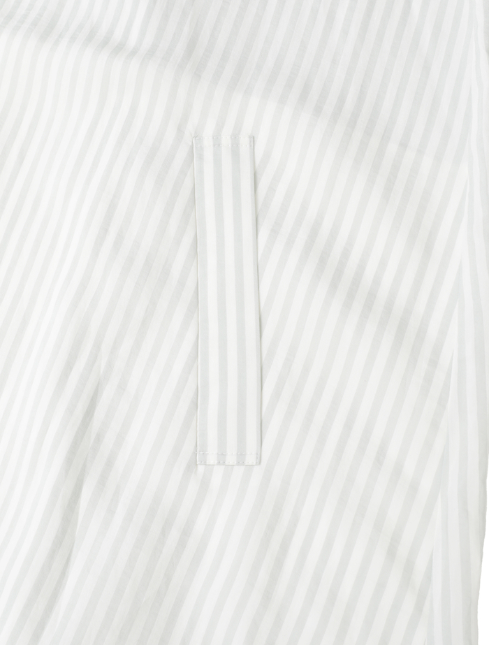 タイプライター/リヨセルストライプフロントZIPワンピース 詳細画像 セージ 11