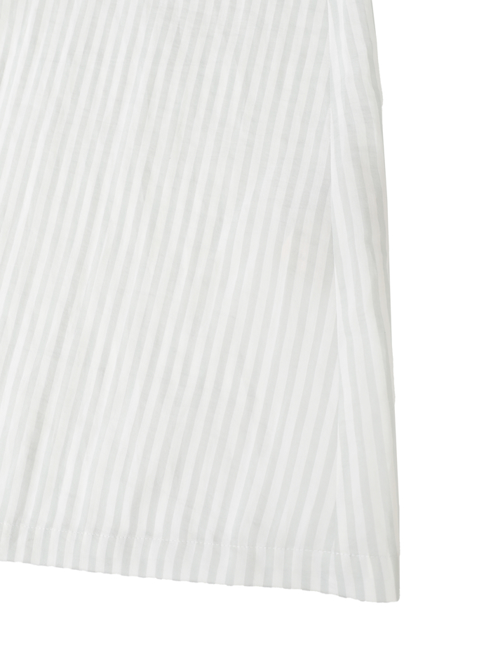 タイプライター/リヨセルストライプフロントZIPワンピース 詳細画像 セージ 9