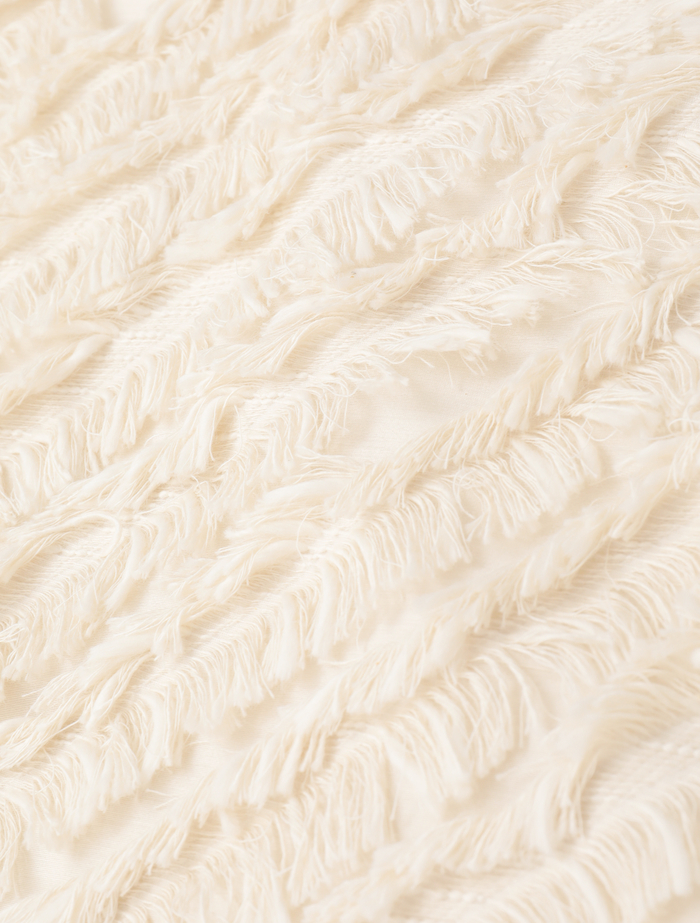 フリンジカットJQスタンドカラーブラウス 詳細画像 アイボリー 11