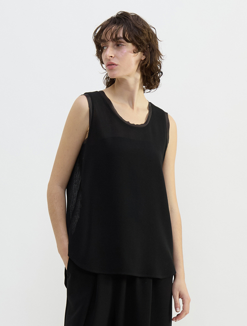 ウールメッシュタンクトップ
