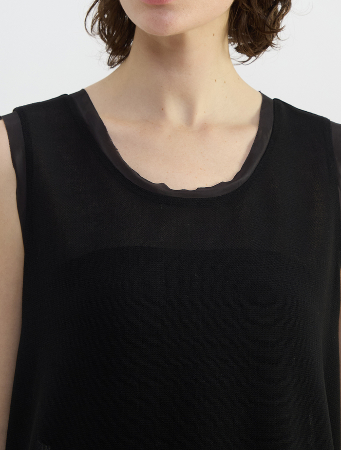 ウールメッシュタンクトップ 詳細画像 ブラック 5