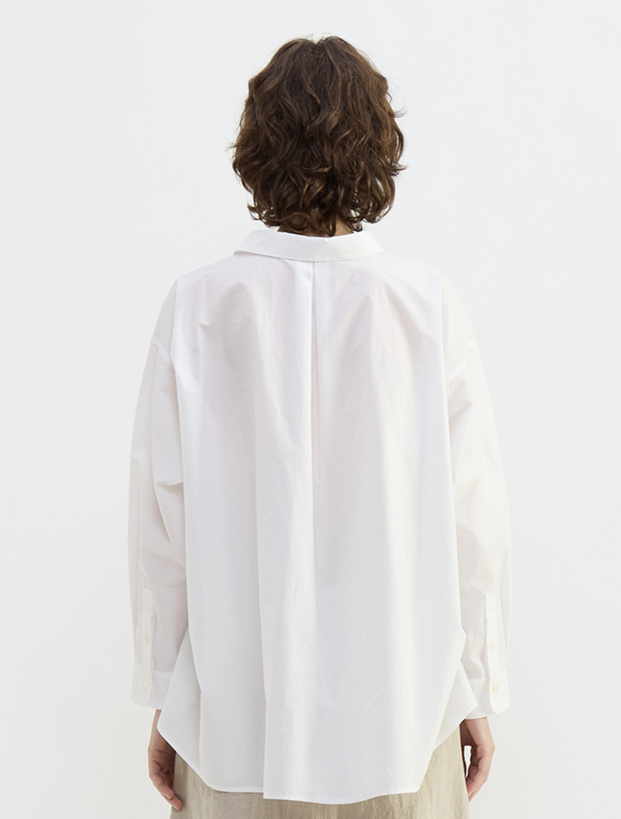 タイプライター/リヨセルストライプレギュラーカラーシャツ 詳細画像 ホワイト 4
