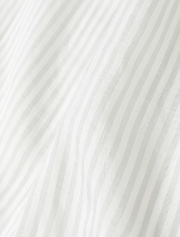 タイプライター/リヨセルストライプレギュラーカラーシャツ 詳細画像 セージ 10