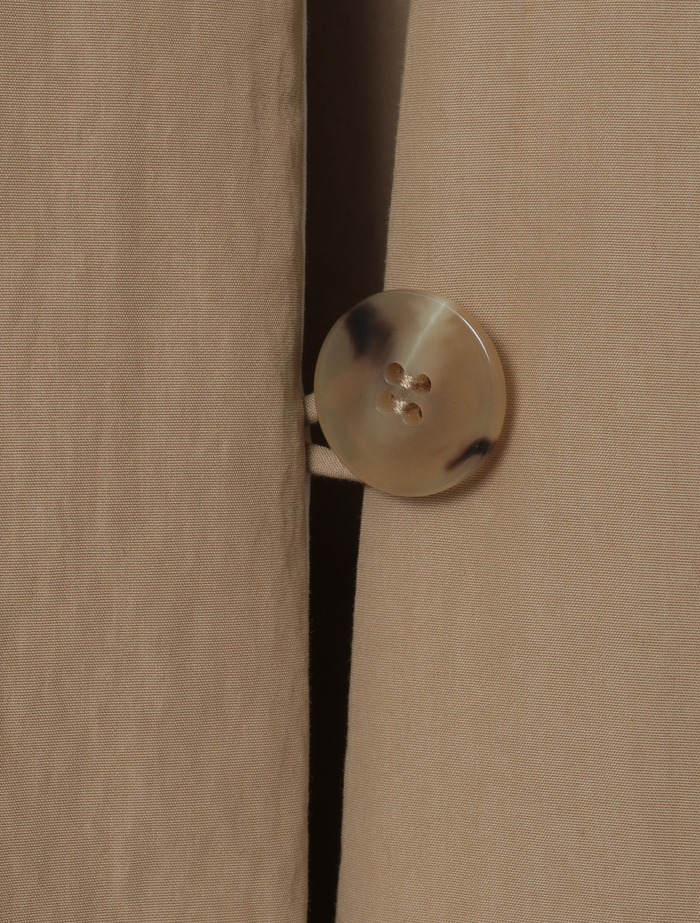 スーピマナイロンタイプライターパディングショートブルゾン 詳細画像 ベージュ 9