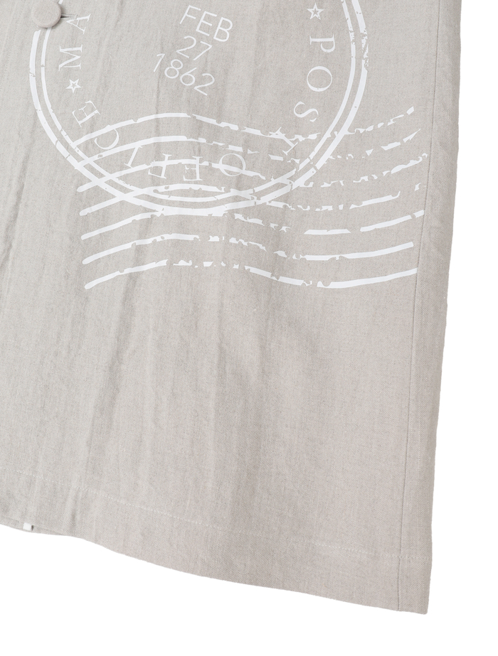 ナチュラルリネンワッシャーステンカラーコート 詳細画像 ベージュ 8