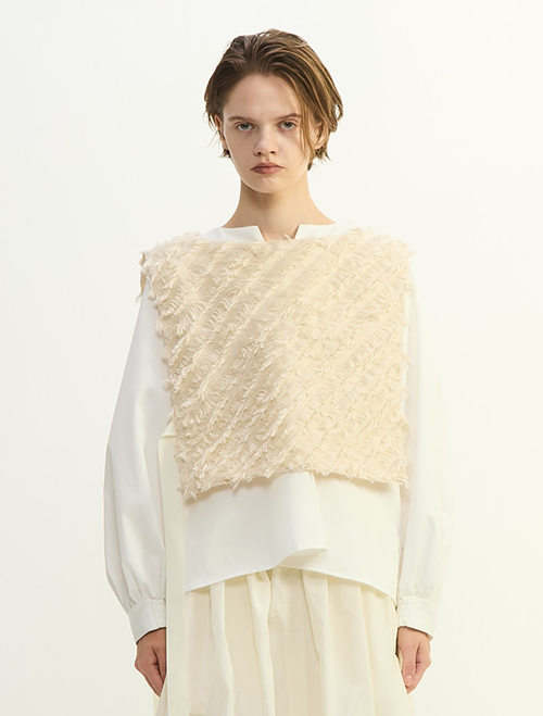 フリンジカットJQショートベスト