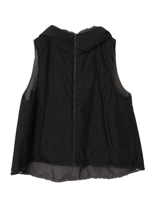 スーピマナイロンタイプライターパディングショートベスト