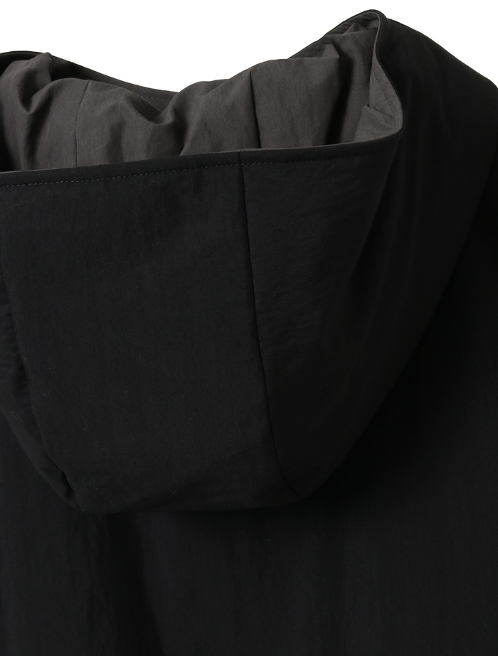 スーピマナイロンタイプライターパディングショートベスト 詳細画像 ブラック 4