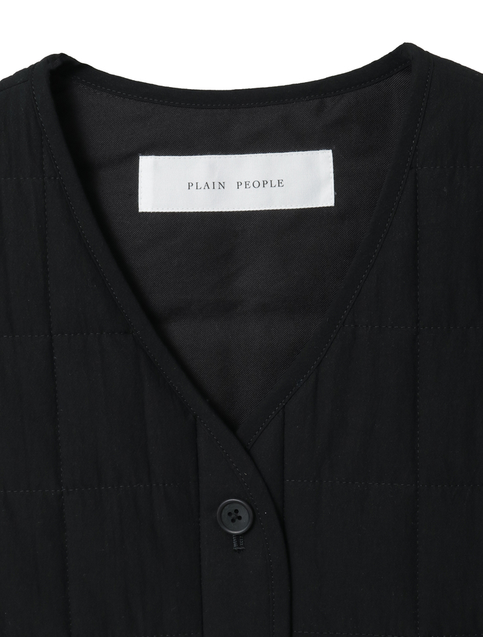 コットンキルティングべスト 詳細画像 ブラック 3