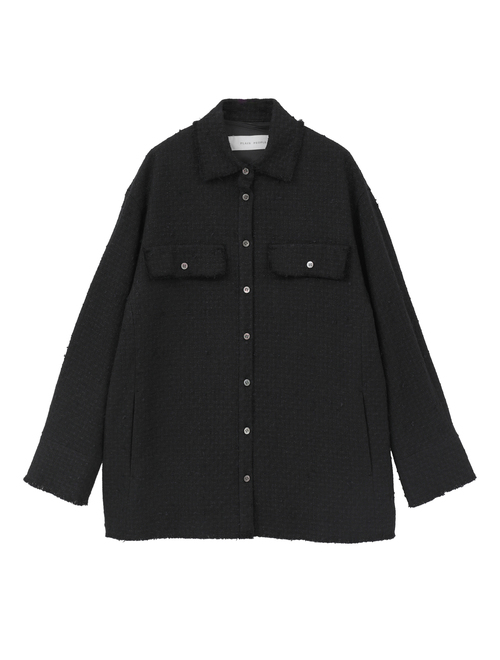 ペーパーツイードシャツジャケット