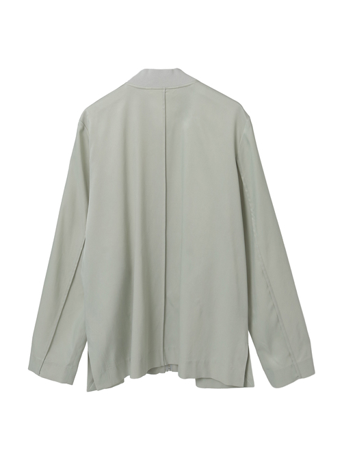 キュプラストレッチストレートブルゾン