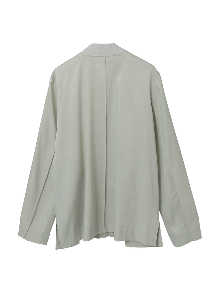 キュプラストレッチストレートブルゾン 詳細画像 セージ 2