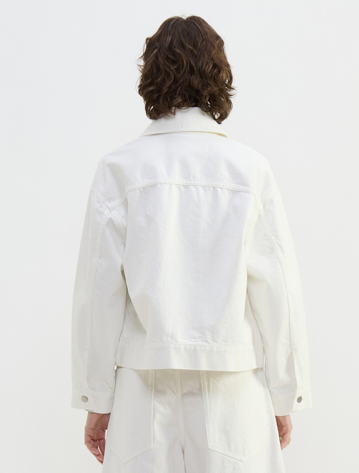 11.8ozデニムワークジャケット 詳細画像 ホワイト 3