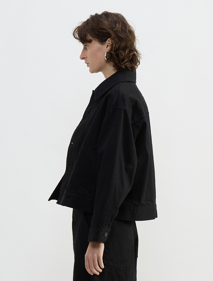 11.8ozデニムワークジャケット 詳細画像 ブラック 2