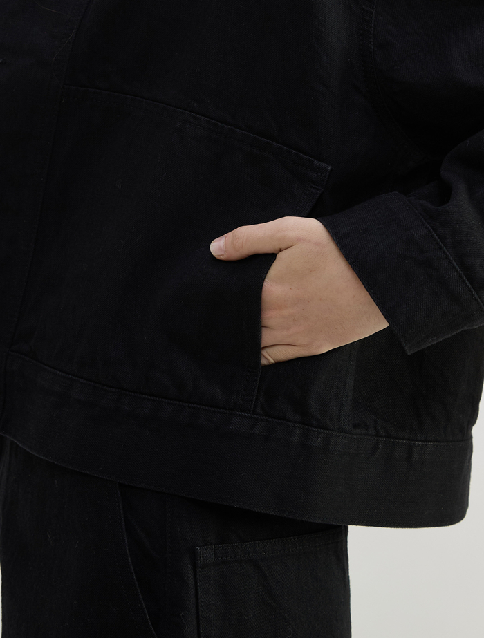 11.8ozデニムワークジャケット 詳細画像 ブラック 6