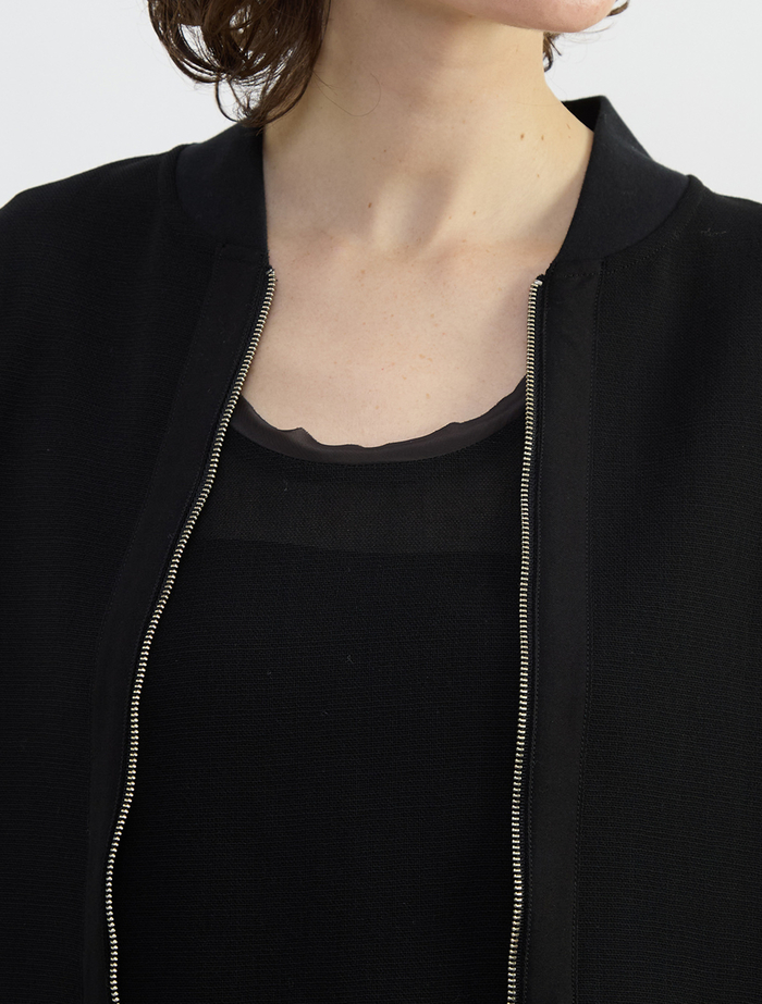 ウールメッシュスタジアムブルゾン 詳細画像 ブラック 5