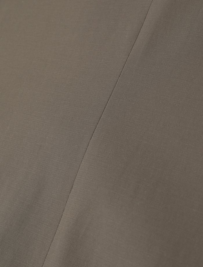 コットンキュプララチネノーカラーベスト 詳細画像 カーキグレー 6