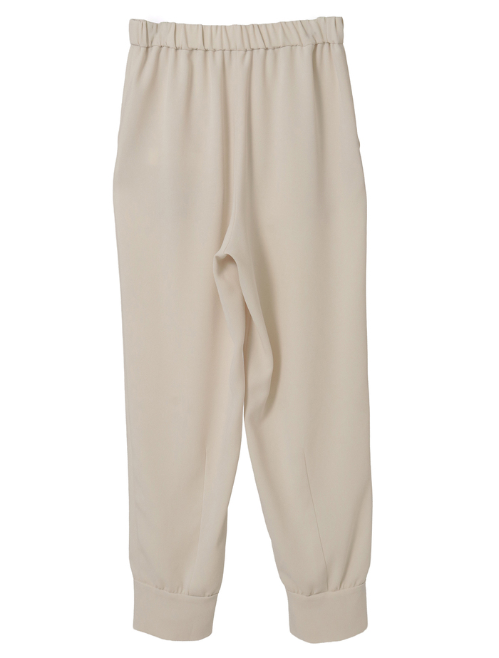 バックサテンジョーゼットジョガーパンツ 詳細画像 ライトベージュ 2