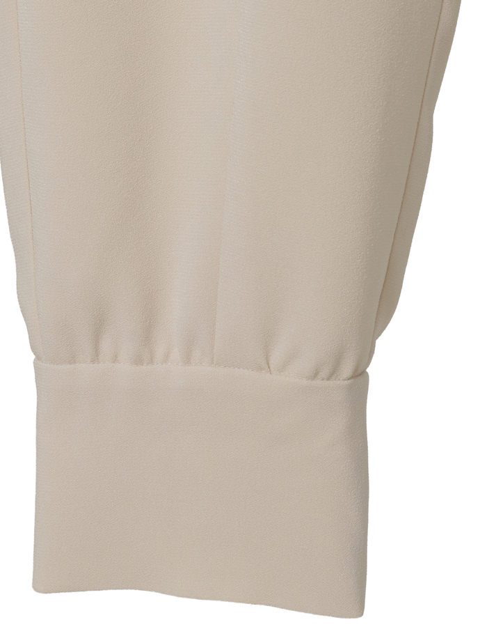 バックサテンジョーゼットジョガーパンツ 詳細画像 ライトベージュ 6