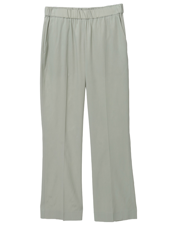 キュプラストレッチAラインパンツ 詳細画像 セージ 1