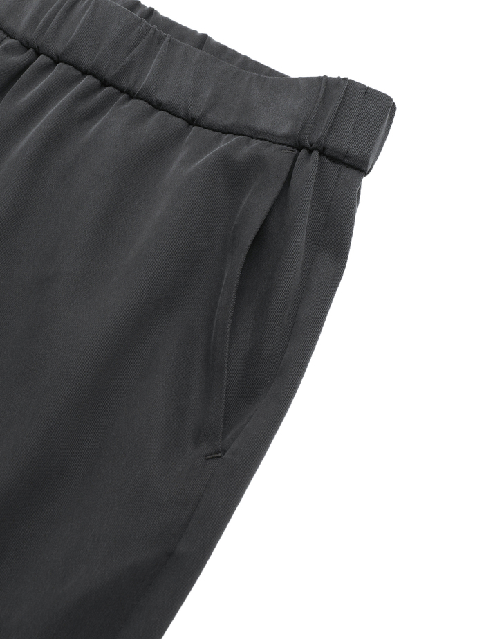 キュプラストレッチAラインパンツ 詳細画像 ブラック 14