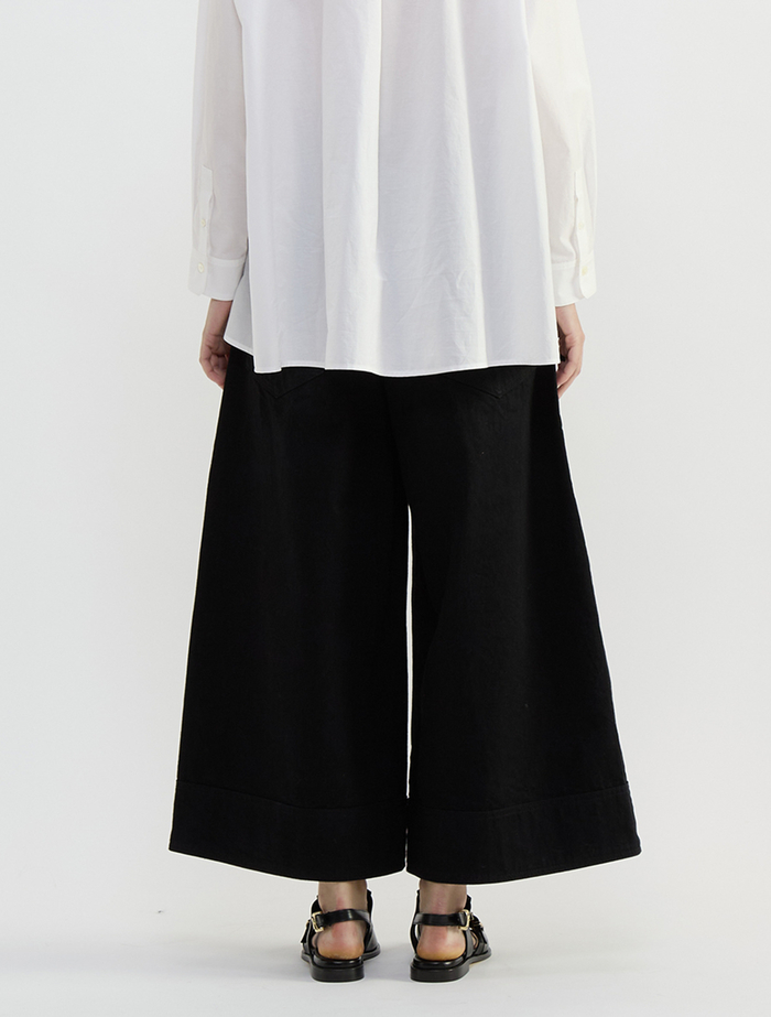 11.8ozデニムワイドパンツ 詳細画像 ブラック 4