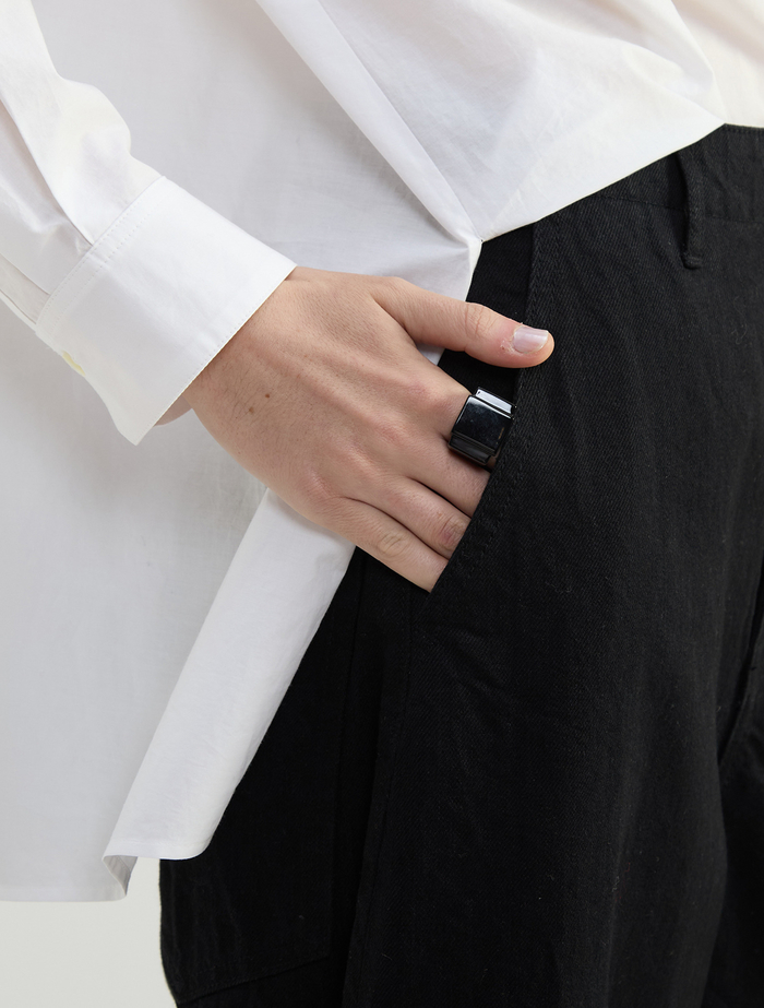 11.8ozデニムワイドパンツ 詳細画像 ブラック 6