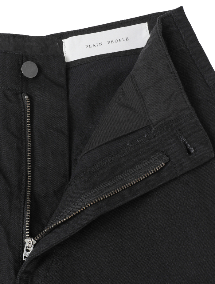 11.8ozデニムワイドパンツ 詳細画像 ブラック 8