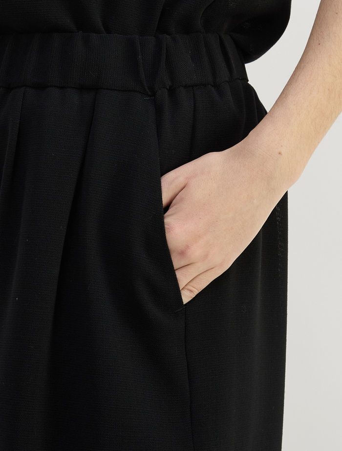 ウールメッシュバルーンカットパンツ 詳細画像 ブラック 6