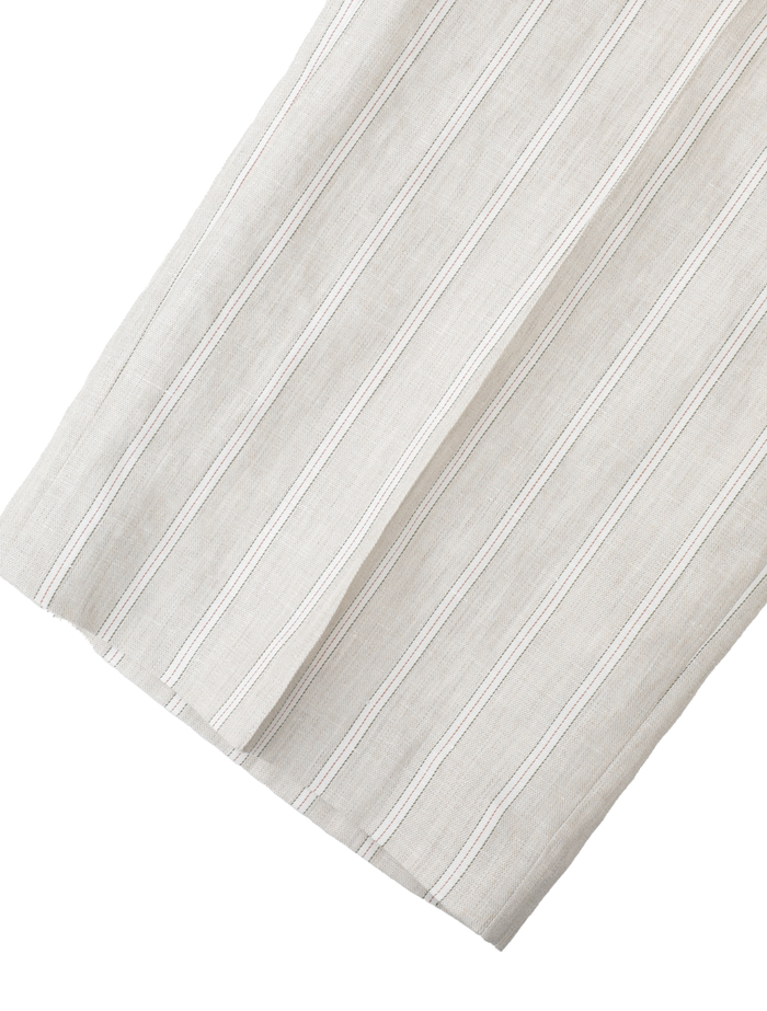 ヘンプコットンストライプストレートパンツ 詳細画像 ベージュ 11