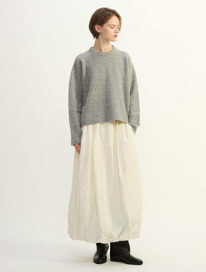 マイクロタフタバルーンスカート 詳細画像 アイボリー 5