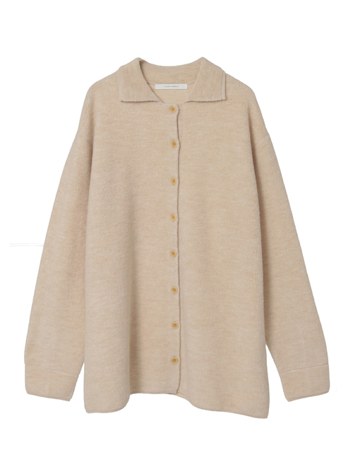 BONDパイルニットシャツカーディガン