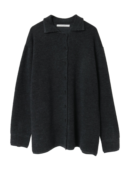 BONDパイルニットシャツカーディガン