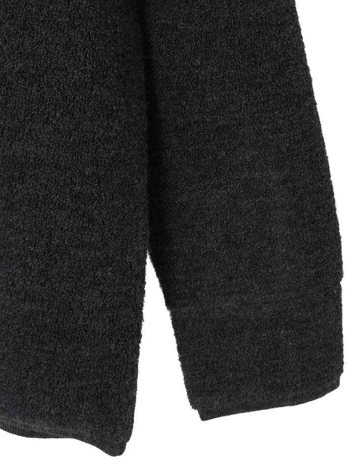 BONDパイルニットシャツカーディガン 詳細画像 チャコールグレー 4