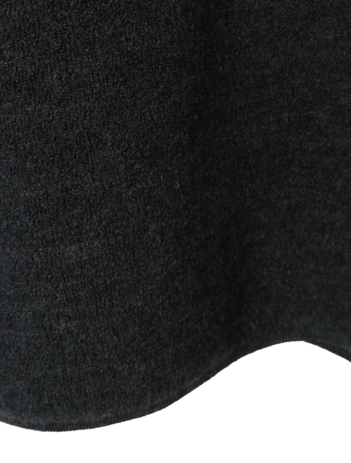 BONDパイルニットシャツカーディガン 詳細画像 チャコールグレー 5