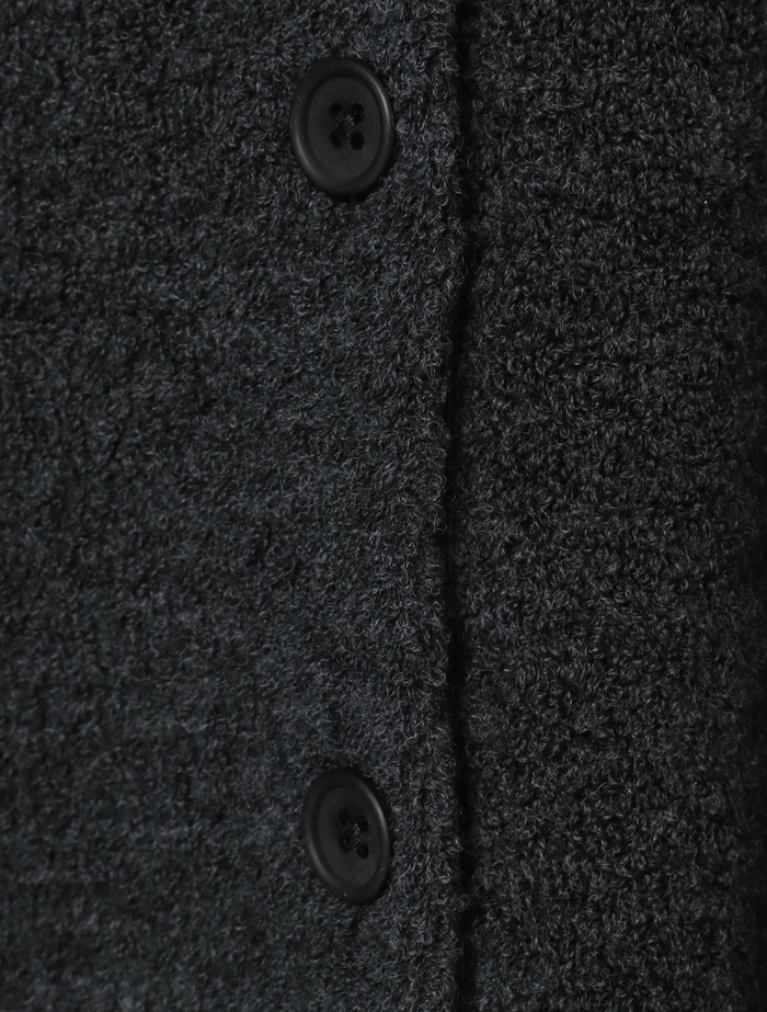 BONDパイルニットシャツカーディガン 詳細画像 チャコールグレー 7