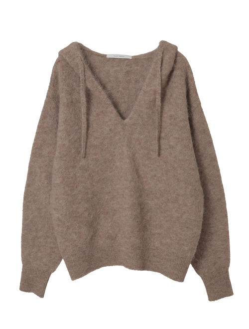 MONAアルパカショートフーディー