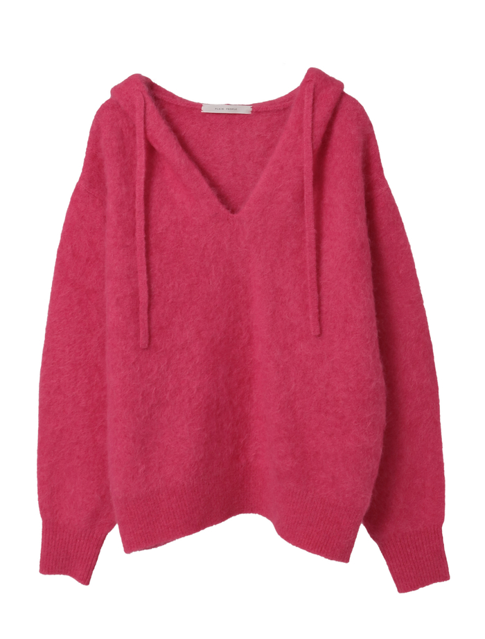 MONAアルパカショートフーディー 詳細画像 ピンク 1