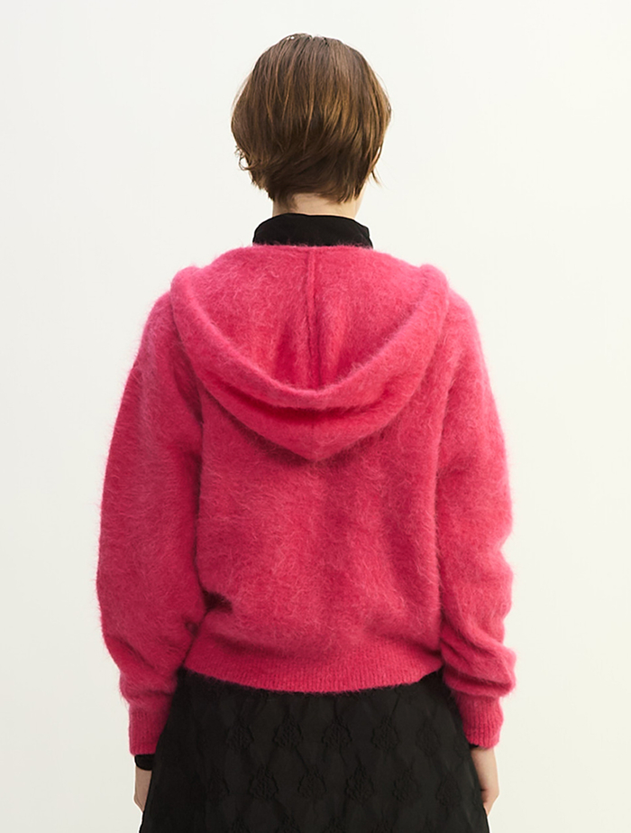 MONAアルパカショートフーディー 詳細画像 ピンク 4