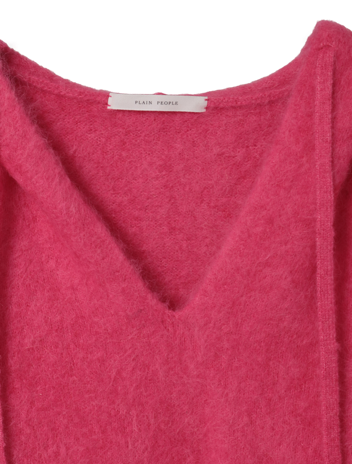 MONAアルパカショートフーディー 詳細画像 ピンク 6