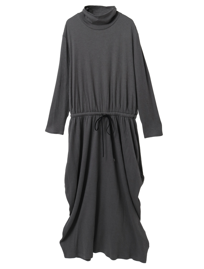 スーピマカシミヤダブルガーゼロングドレス 詳細画像 グレー 1